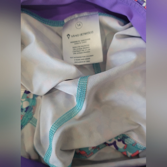 IVIVVA GIRLS BY LULULEMON SZ 14 Biker Shorts. - Picture 6 of 7